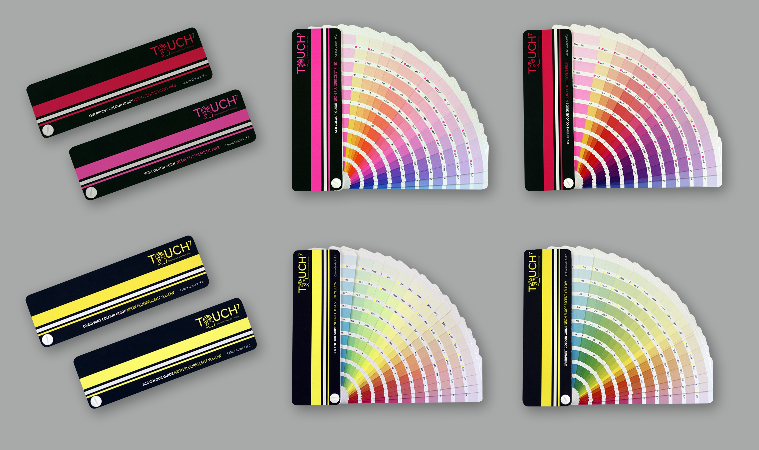 A négy digitális neon Touch7 Colour Guide 1520 szín egységes reprodukálását teszi lehetővé.